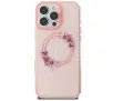 Etui Guess IML Flowers Wreath MagSafe do iPhone 16 Pro Max Różowy