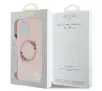 Etui Guess IML Flowers Wreath MagSafe do iPhone 16 Pro Max Różowy