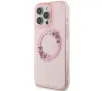 Etui Guess IML Flowers Wreath MagSafe do iPhone 16 Pro Max Różowy