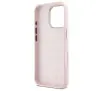 Etui Guess Silicone Script Metal Logo & Frame do iPhone 16 Pro Max Różowy