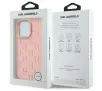 Etui Karl Lagerfeld Hot Stamp MagSafe do iPhone 16 Pro Max Różowy