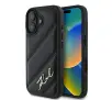 Etui Karl Lagerfeld Quilted Signature iPhone 16 Plus Czarny