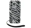 Etui Karl Lagerfeld IML Zebra Pattern & Cord iPhone 16 Pro Czarny