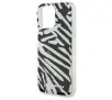 Etui Karl Lagerfeld IML Zebra Pattern & Cord iPhone 16 Pro Czarny