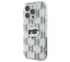 Etui Karl Lagerfeld IML Choupette Head Electroplated do iPhone 16 Pro Przezroczysty