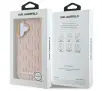 Etui Karl Lagerfeld Hot Stamp MagSafe do iPhone 16 Różowy