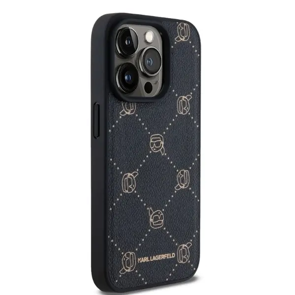 Etui Karl Lagerfeld Magsafe Karl Head do iPhone 15 Pro Max Czarny