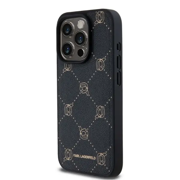 Etui Karl Lagerfeld Magsafe Karl Head do iPhone 15 Pro Max Czarny