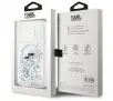 Etui Karl Lagerfeld Liquid Glitter Karl&Choupette Head MagSafe do iPhone 15 Pro Max Przezroczysty