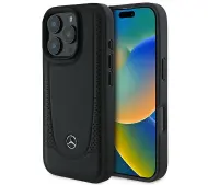 Mercedes-Benz Leather Urban do iPhone 16 Pro Max Czarny