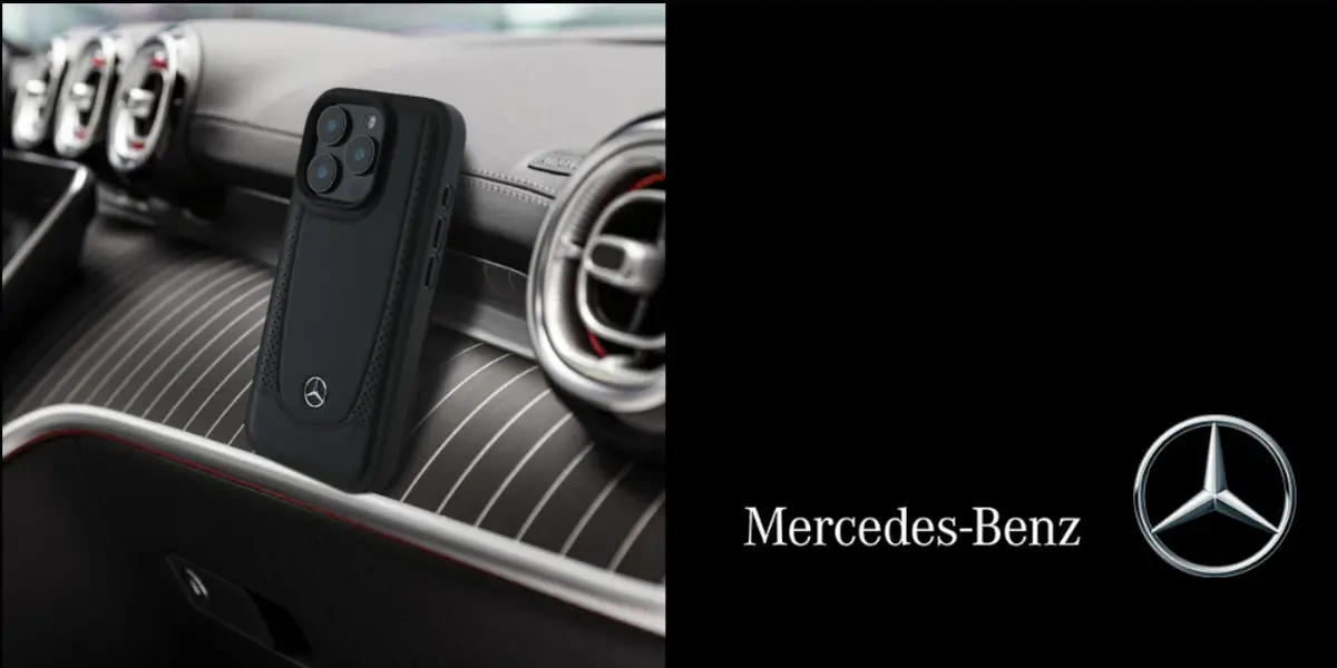 Etui Mercedes-Benz Leather Urban do iPhone 16 Pro Max Czarny