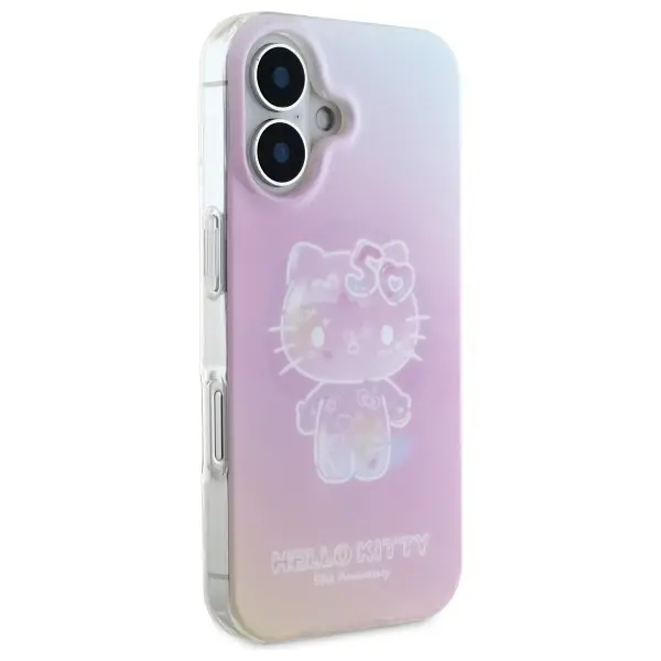 Etui Hello Kitty IML 50TH Anniversary MagSafe do iPhone 16 Różowy