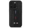 Etui BMW M Grip Stand Smooth and Carbon do iPhone 16 Pro Max Czarny
