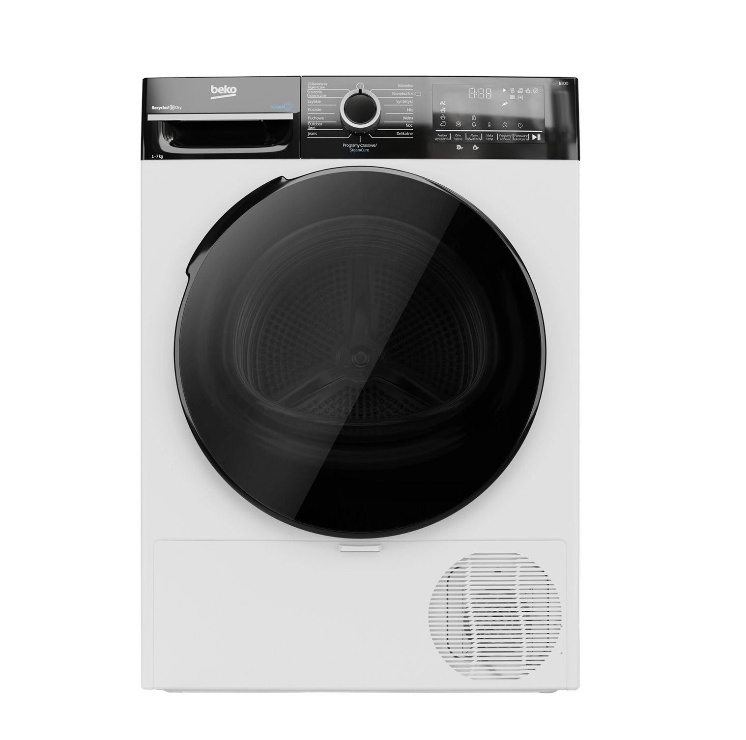 Beko b300 BM3T47249WBDC SteamCure Slim 47cm 7kg