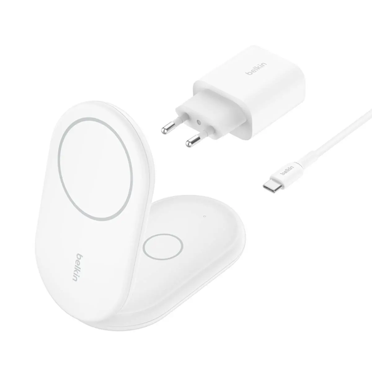Ładowarka indukcyjna Belkin BoostCharge Pro 2w1 15W QI2 Biały