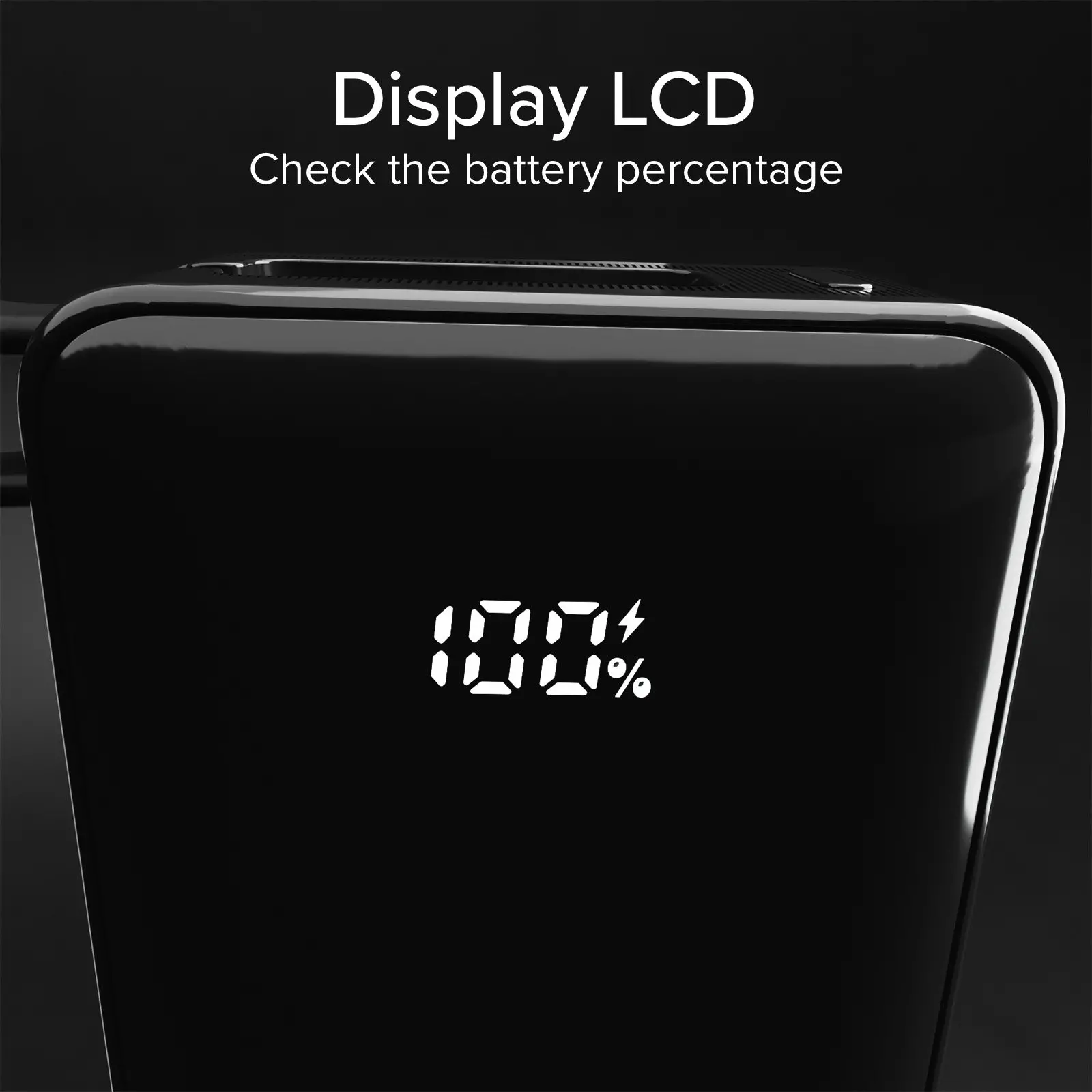 Powerbank SBS TTBB10000LCDTCPD20K 10000mAh PD 20W Wbudowany kabel USB-C Czarny