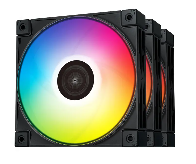 Zestaw wentylatorów DeepCool FC120 120mm 3szt. Czarny