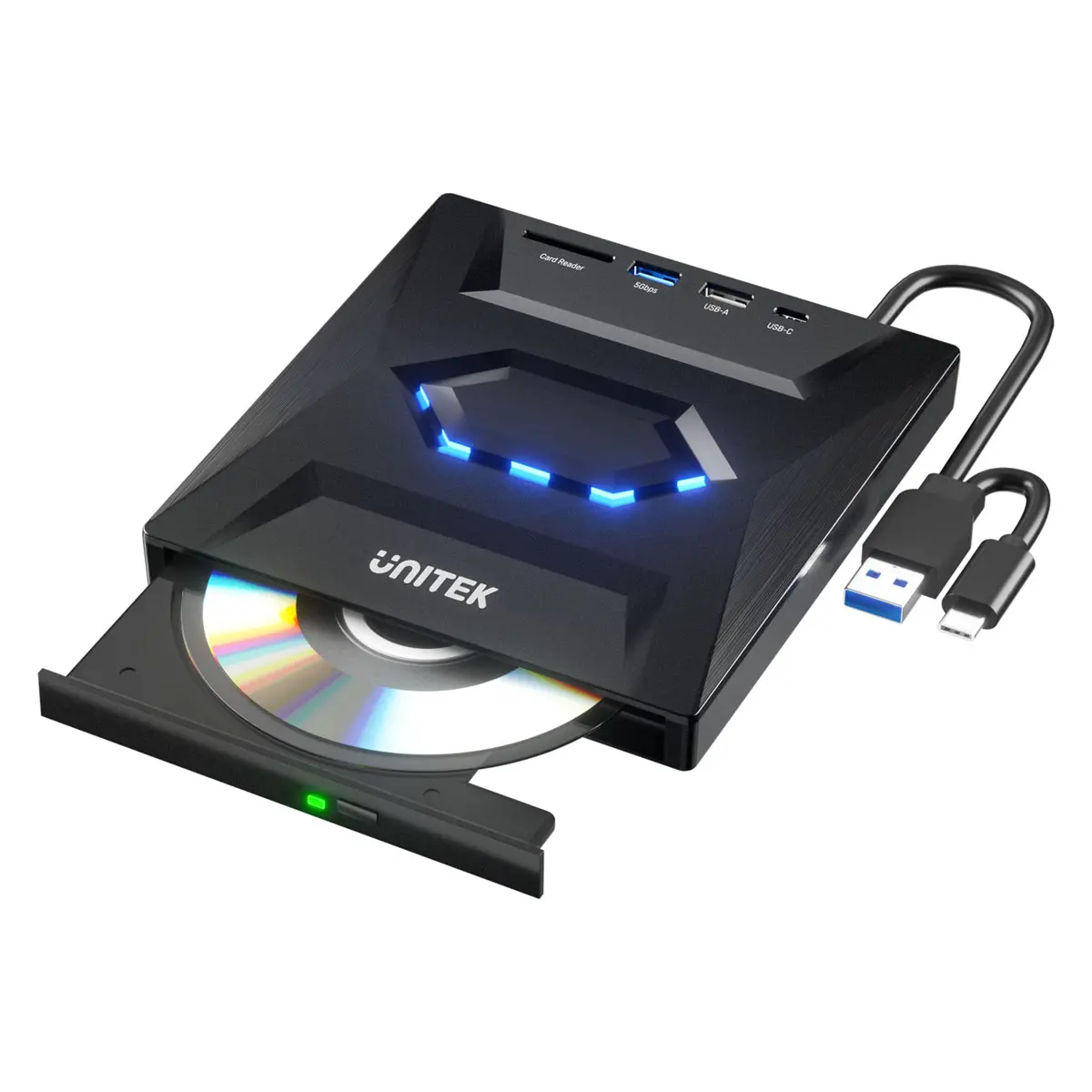 Nagrywarka Unitek T1037A01 Czarny
