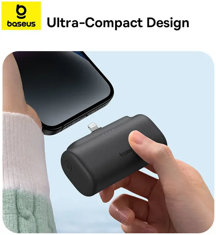 Powerbank Baseus Compact IP 5000mAh 20W Lightning Niebieski