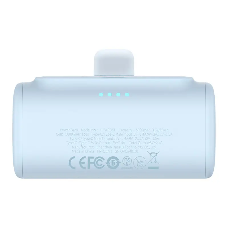 Powerbank Baseus Compact IP 5000mAh 20W Lightning Niebieski