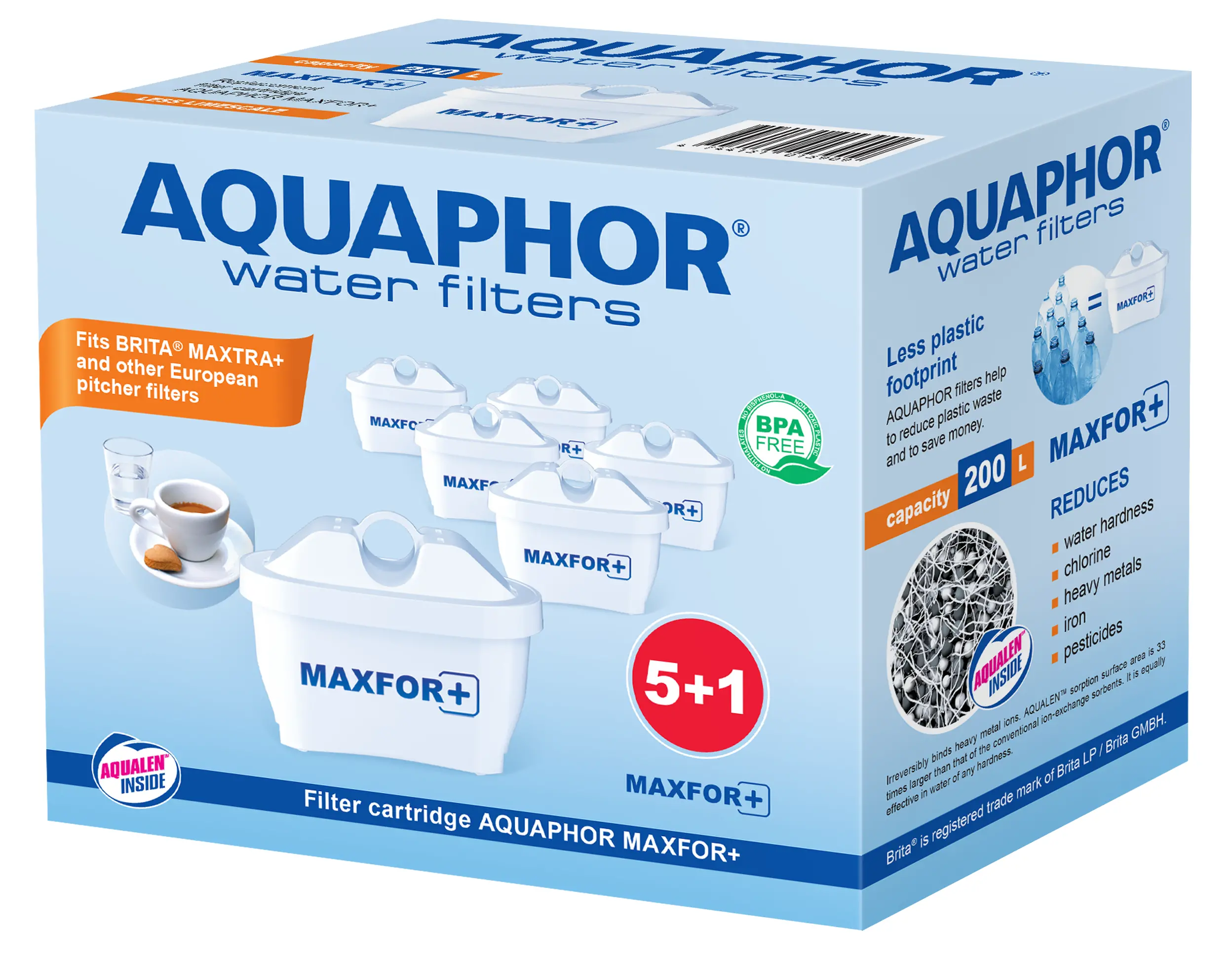 Wkład filtrujący Aquaphor Maxfor Plus 6szt.