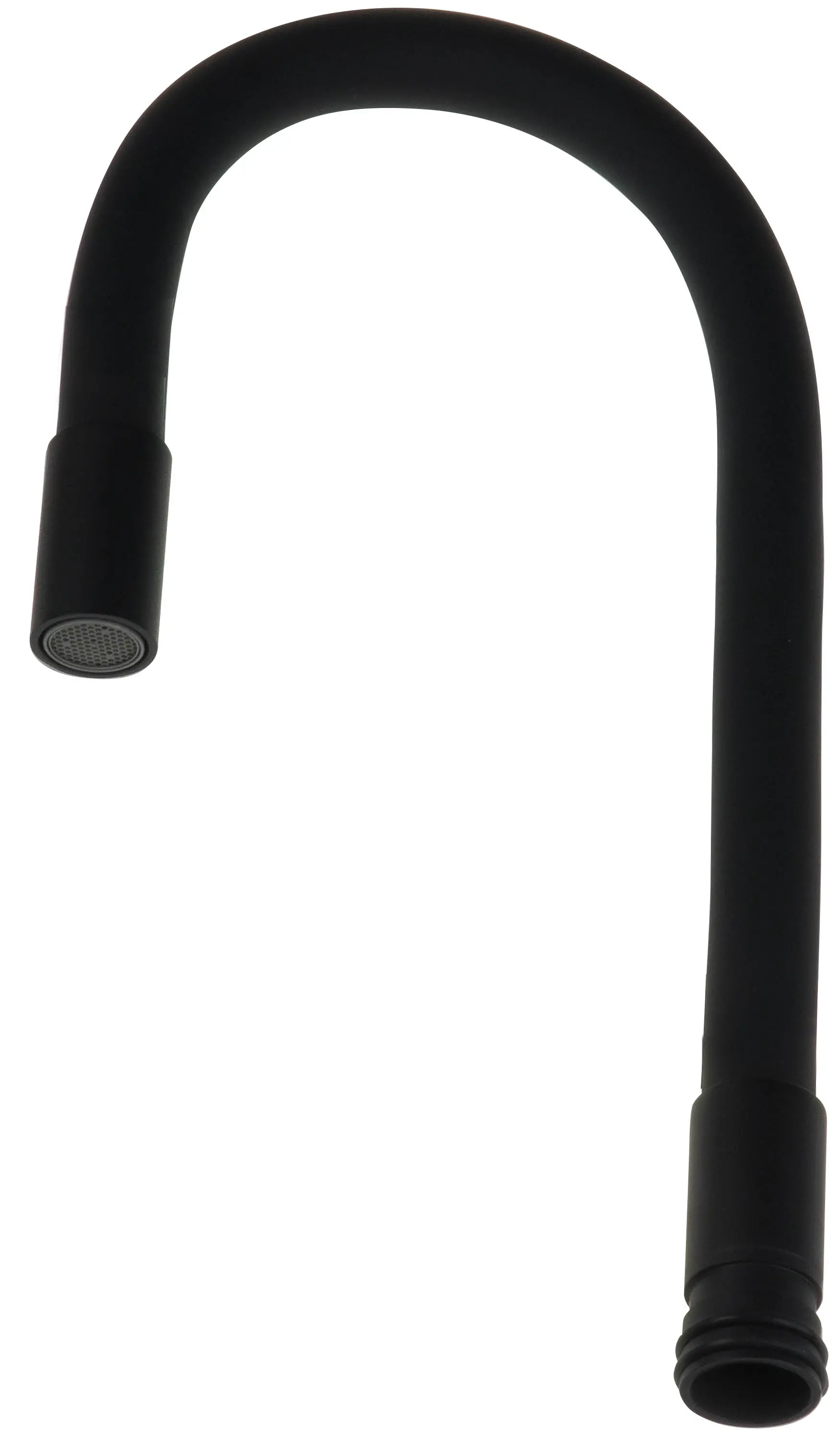 Wylewka do baterii Deante Luno Elastyczna Nero