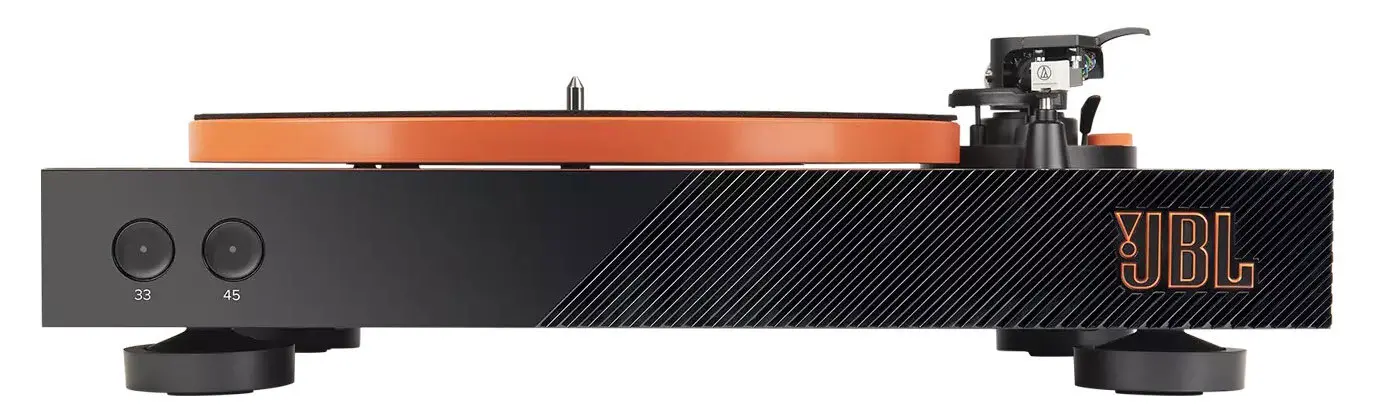 Gramofon JBL Spinner BT Ręczny Napęd paskowy Bluetooth Czarny-pomarańczowy