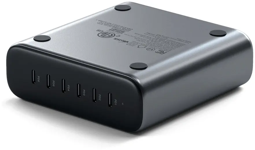 Zasilacz do laptopa Satechi USB-C 6-Port GaN Charger 200W