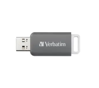 PenDrive Verbatim DataBar 128GB USB 2.0 Szary