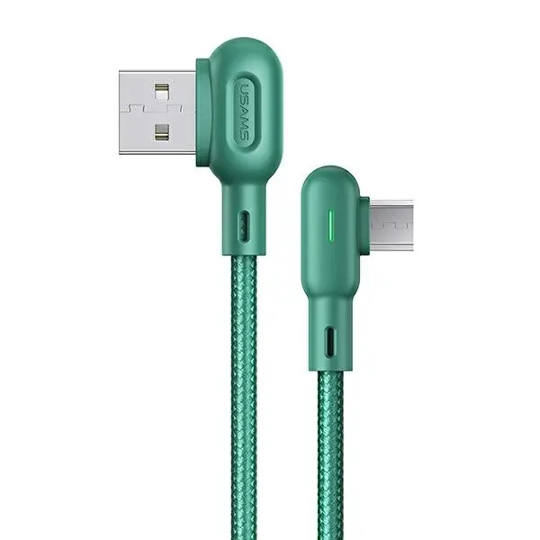 Kabel USAMS USB do microUSB 2A 1,2m Zielony