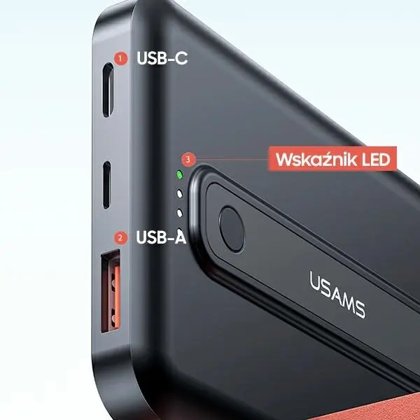 Powerbank USAMS PB64 10000mAh PD 20W Czarny