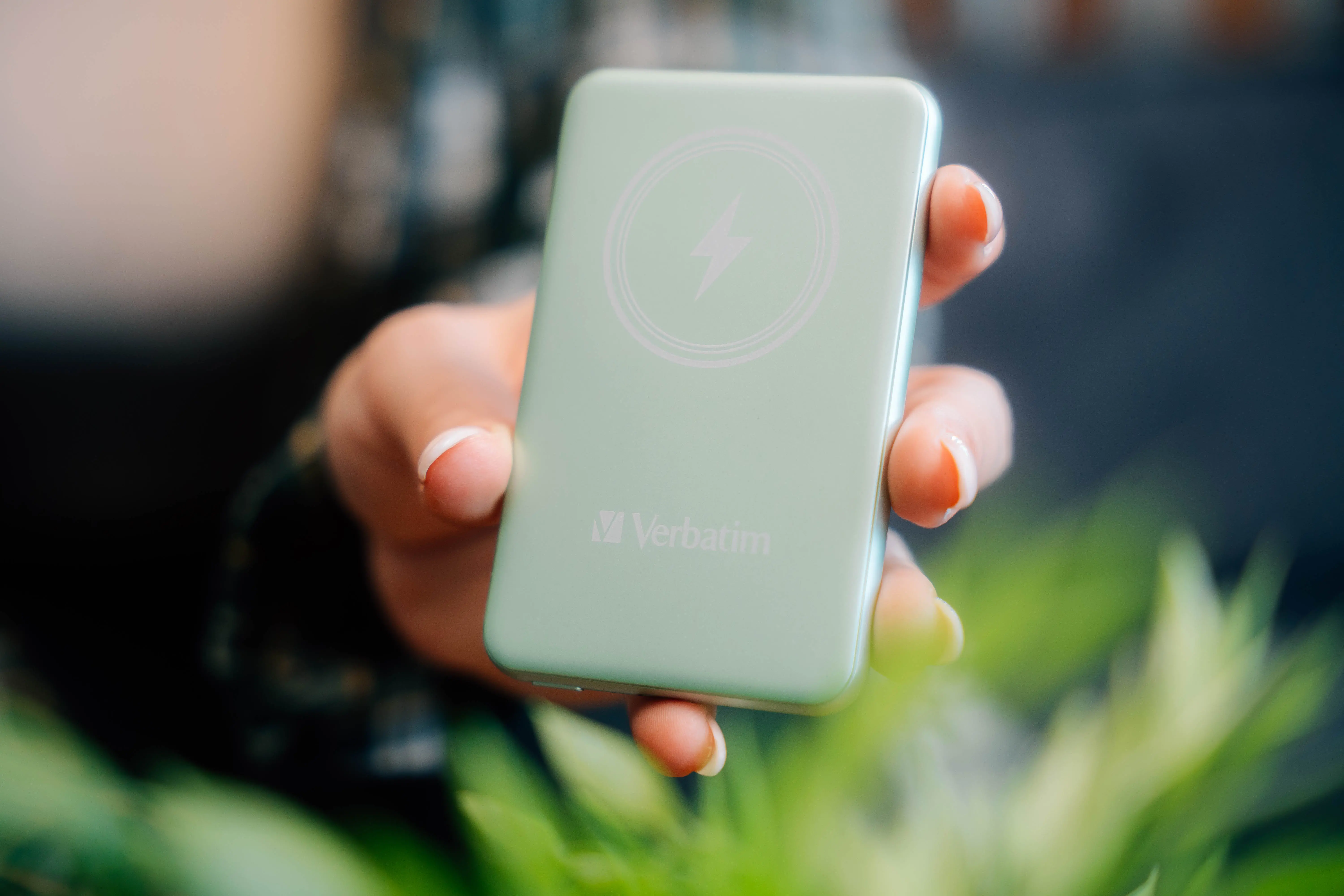 Powerbank Verbatim Charge 'n' Go Magnetic Wireless 5000mAh PD 20W QC3.0 Zielony
