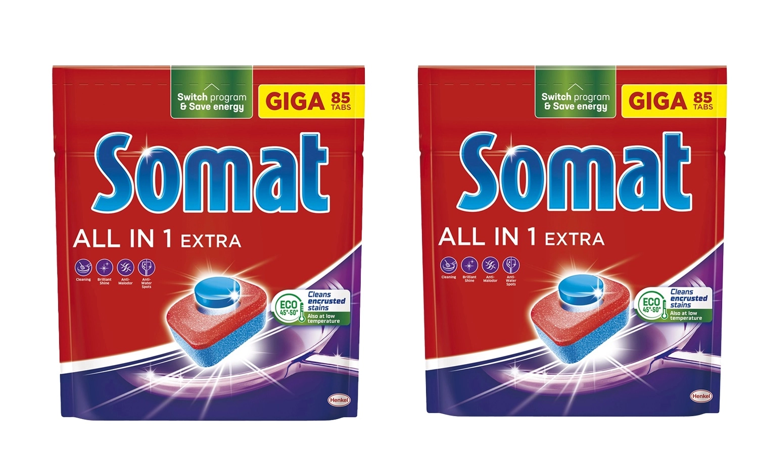 Tabletki do zmywarki Somat All In 1 Extra zestaw 2x85szt.