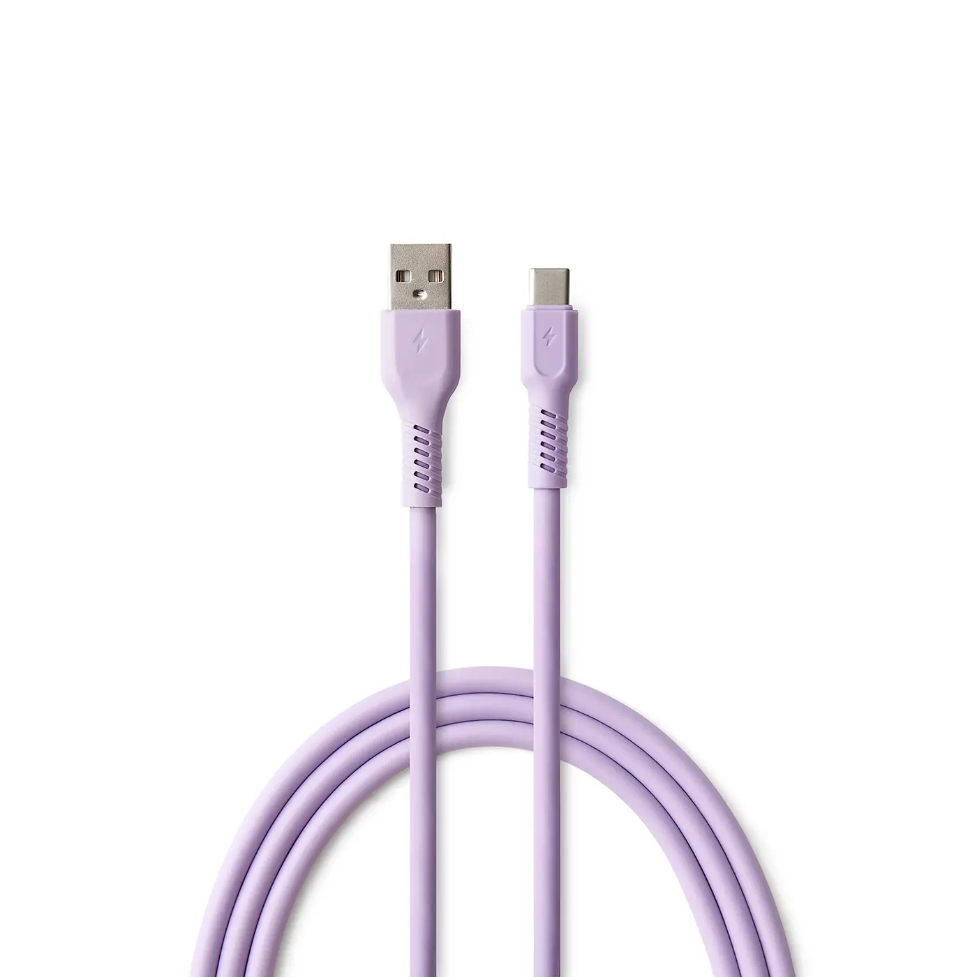 Kabel Colorum USB-A do USB-C 1,8m 3A CK60 1,8m Fioletowy
