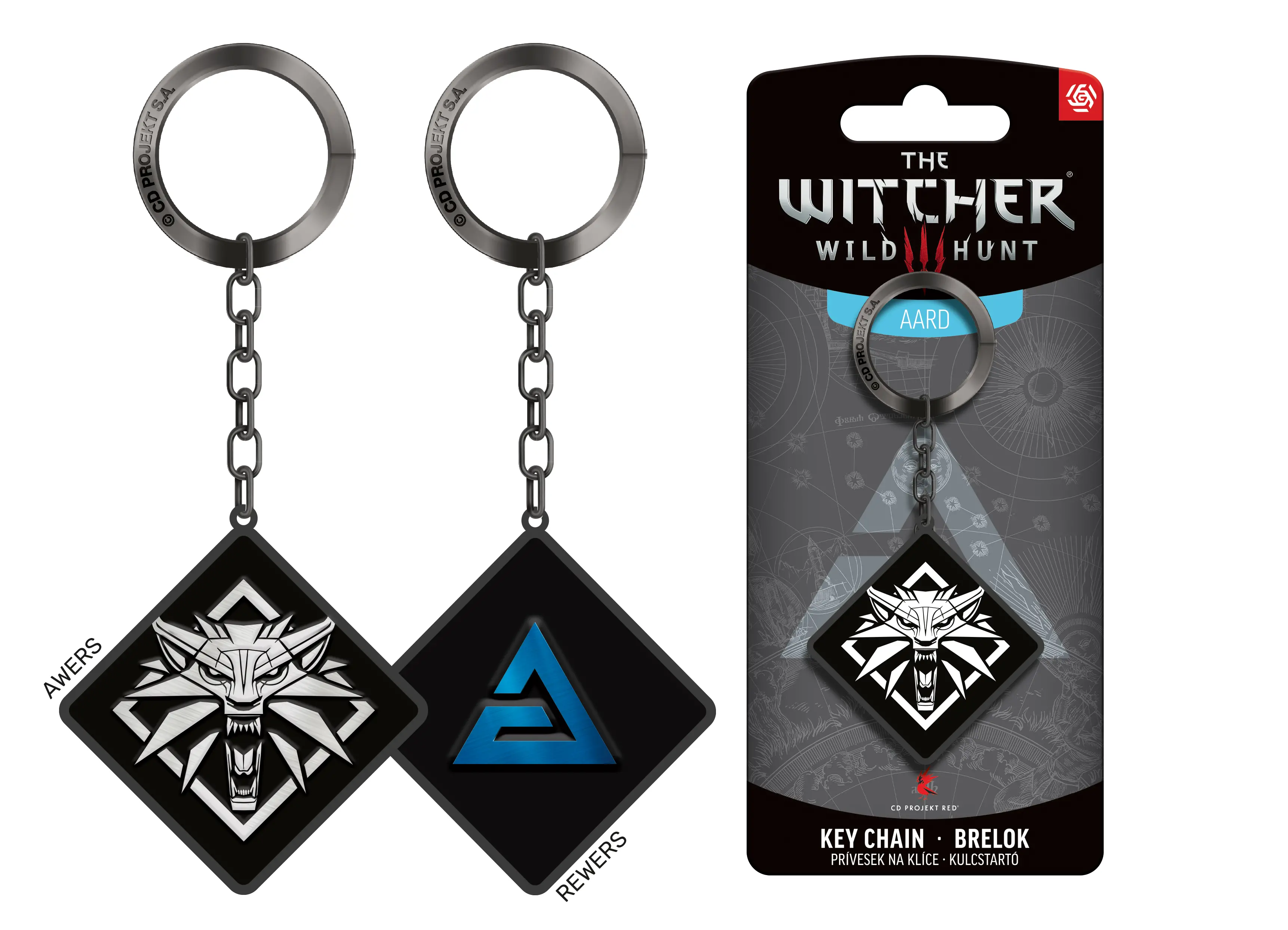 Brelok Good Loot Keychain AARD Symbol z serii The Witcher