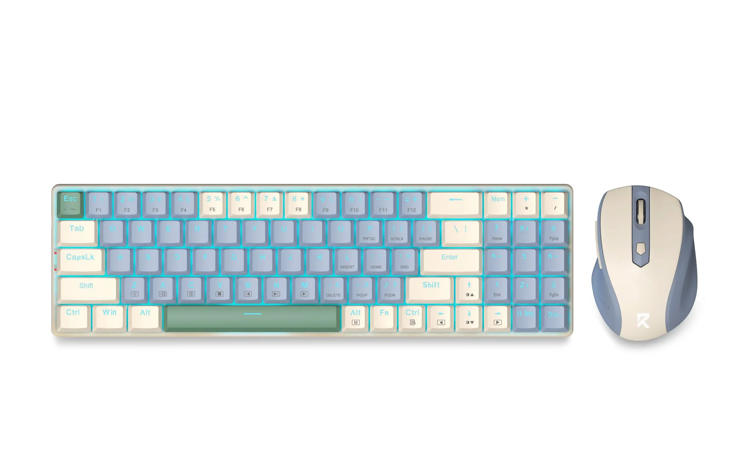 Zestaw Redragon BS-8772CB Biało-niebieski