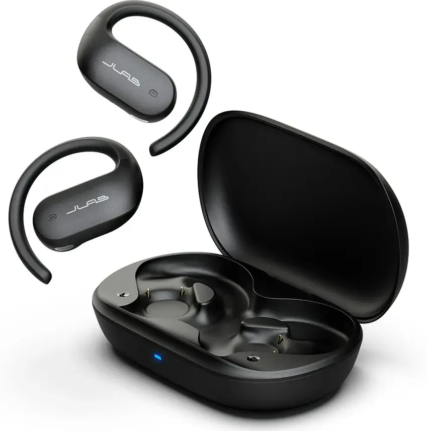 Słuchawki bezprzewodowe JLab JBuds Open Sport Dokanałowe Bluetooth 5.1 Czarny