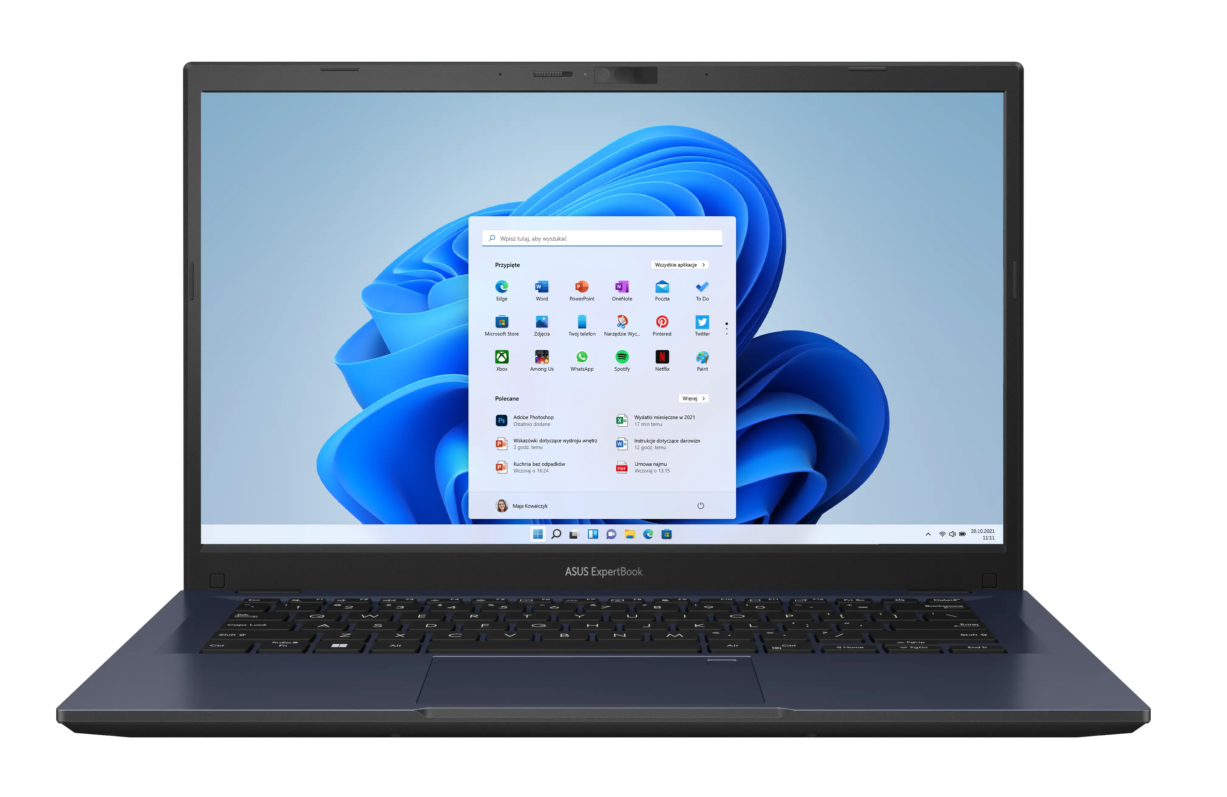 Laptop biznesowy ASUS ExpertBook B1 B1402CVA-EB0112X 14" i5-1335U 8GB RAM 512GB Dysk SSD Win11 Pro Czarny