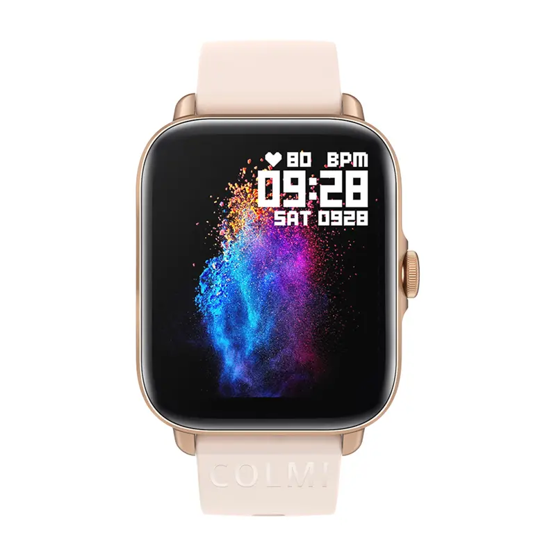 Smartwatch Colmi P28 Plus 43mm Różowo-złoty
