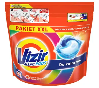 Kapsułki do prania Vizir All in 1 Color 50szt.