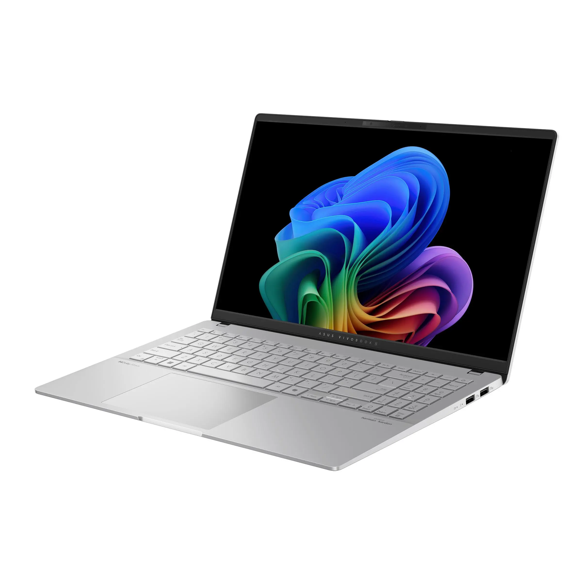 Laptop biznesowy ASUS Vivobook S 15 OLED S5507QA-MA064X 15,6" Snapdragon X Elite X1E-78 -100 32GB RAM 1TB Dysk SSD Win11 Pro Srebrny