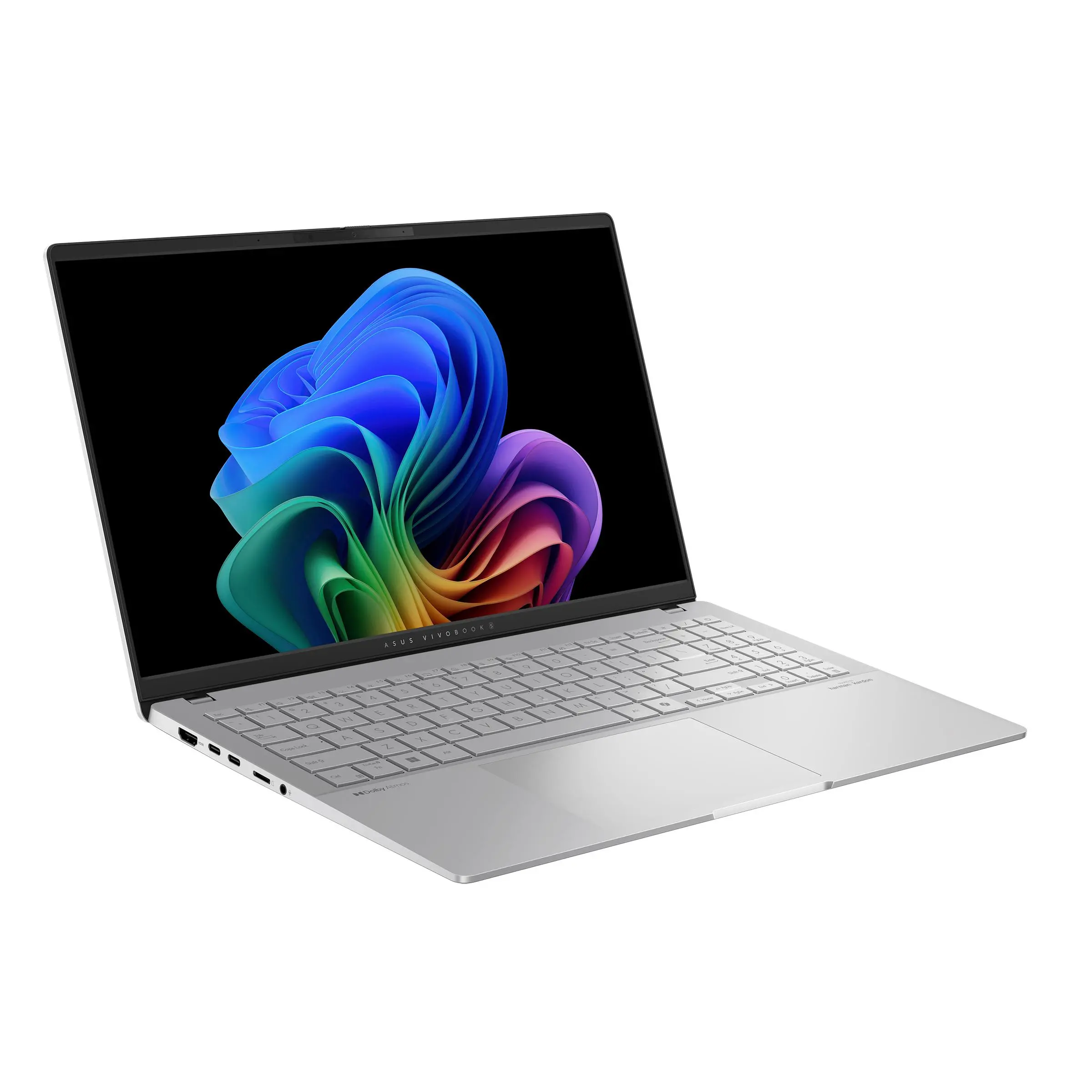 Laptop biznesowy ASUS Vivobook S 15 OLED S5507QA-MA064X 15,6" Snapdragon X Elite X1E-78 -100 32GB RAM 1TB Dysk SSD Win11 Pro Srebrny