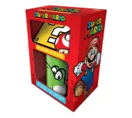 Pyramid GP85205 Super Mario Yoshi Grzybek Znak Zapytania Kubek Podstawka Brelok