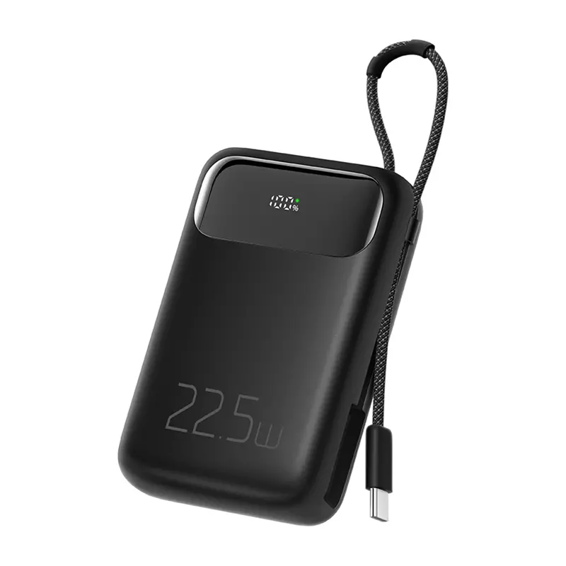 Powerbank Mcdodo MC-3243 10000mAh, 22.5W z kablem USB-C Czarny