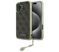 Guess 4G Charms Collection do iPhone 16 Brązowy