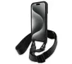 Etui BMW M Edition Carbon Stripe & Strap do iPhone 16 Plus Czarny