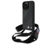 Etui BMW M Edition Carbon Stripe & Strap do iPhone 16 Pro Max Czarny