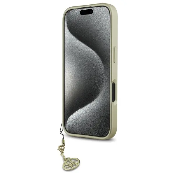 Etui Guess 4G Charms Collection do iPhone 16 Czarny