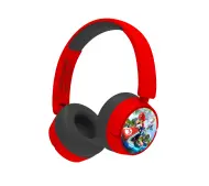 OTL Technologies Mario Kart Kids Wireless Dla Dzieci Nauszne Czerwono-czarny