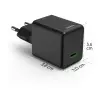 Ładowarka sieciowa Hama GaN PD/QC SuperMINI 45W Czarny